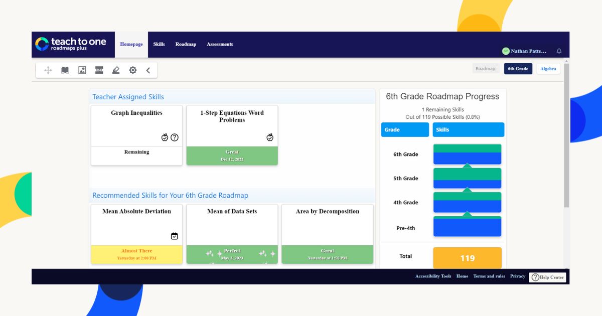 Roadmaps dashboard with new accessibility tools