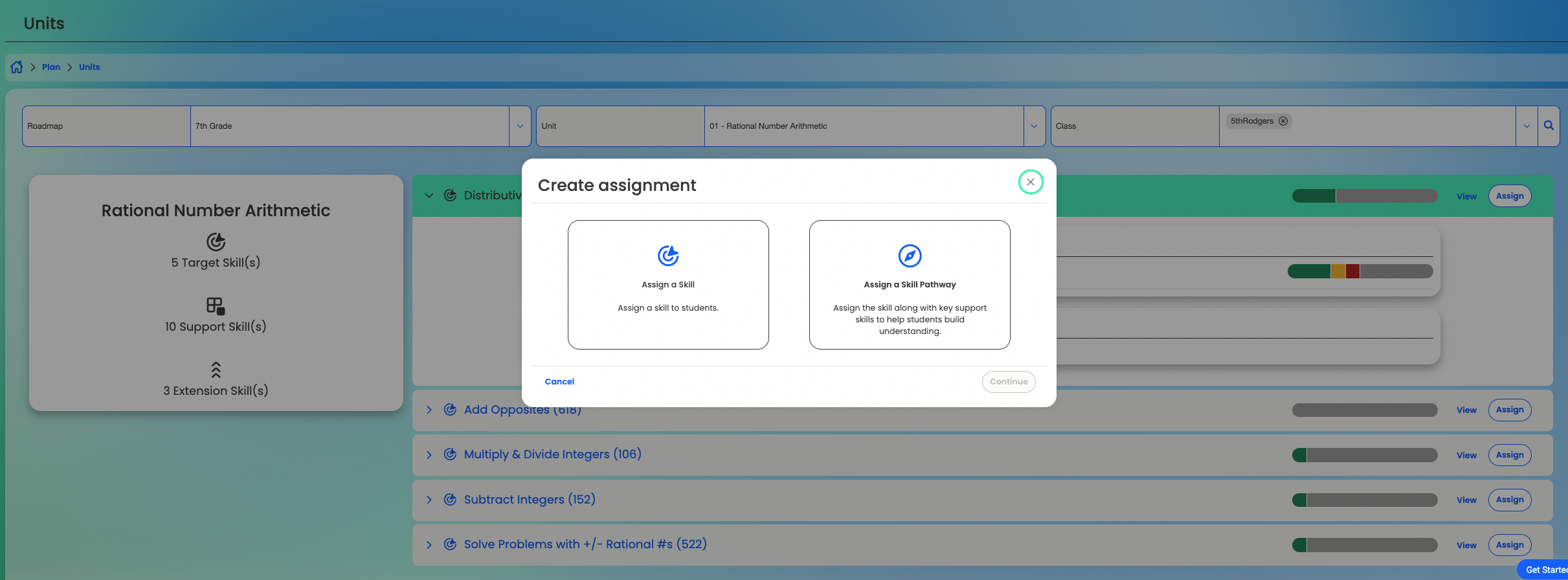 Assign Skills and Pathways